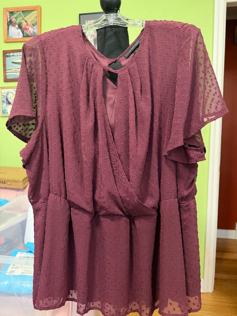 Lane Bryant 26 Short Sleeve Tunic